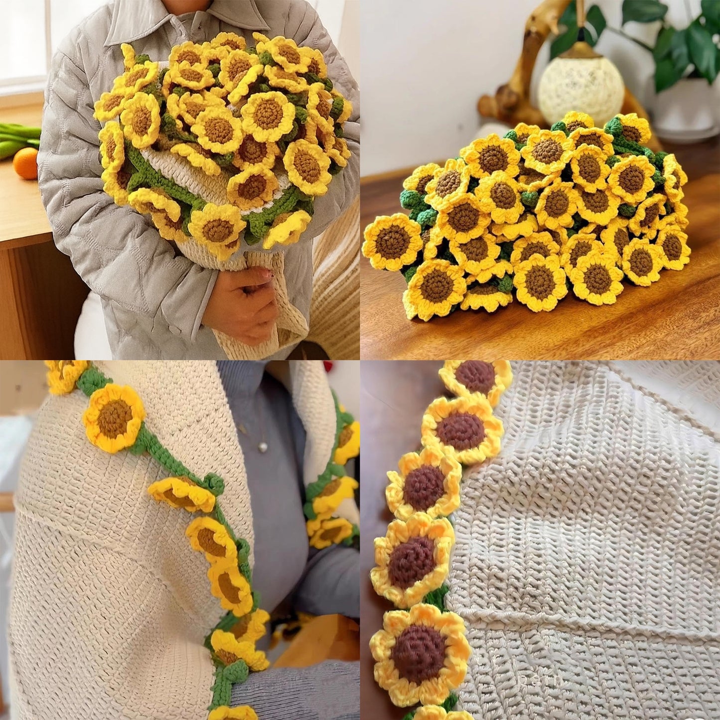 Handmade Flower Blanket