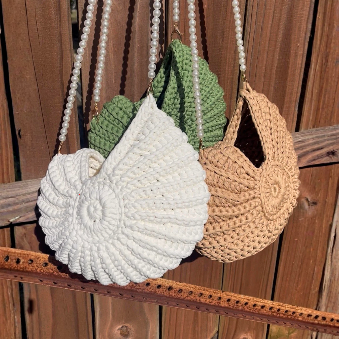Crochet Shell Bag