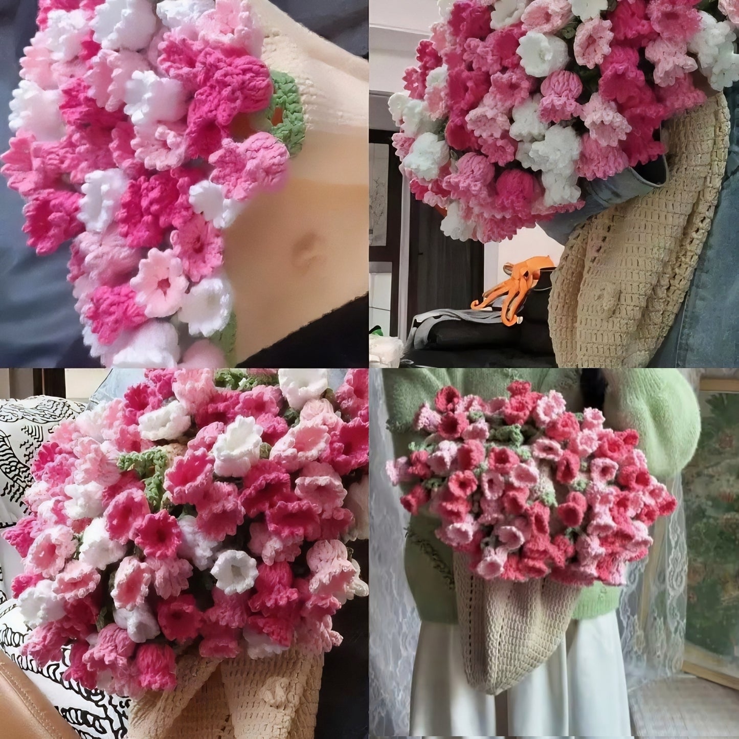 Handmade Flower Blanket