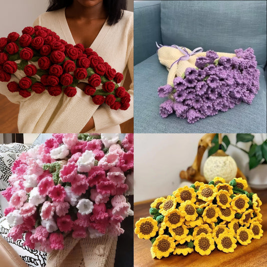 Handmade Flower Blanket